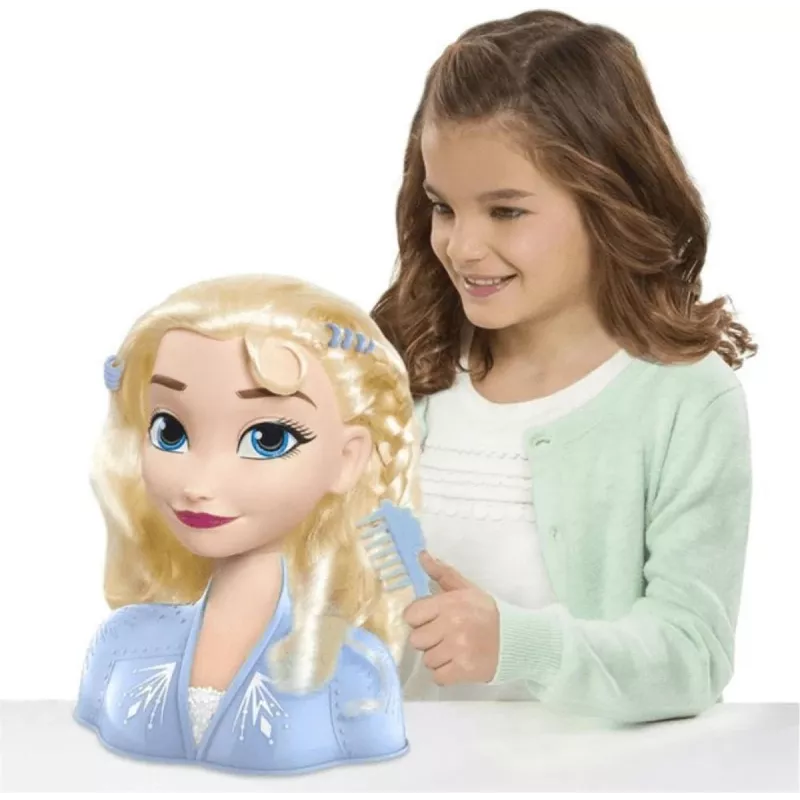 Just Play Disney Frozen 2 makiažo ir šukuosenų lėlės galva, Moteriška, 3 m., 120 mm, Įvairiaspalvė