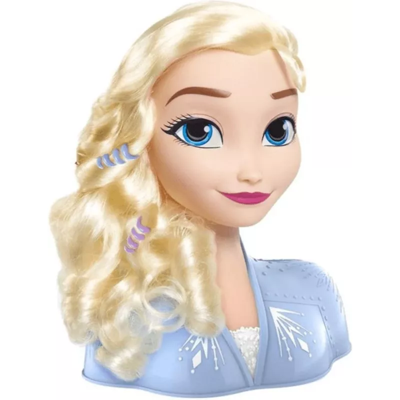 Just Play Disney Frozen 2 makiažo ir šukuosenų lėlės galva, Moteriška, 3 m., 120 mm, Įvairiaspalvė