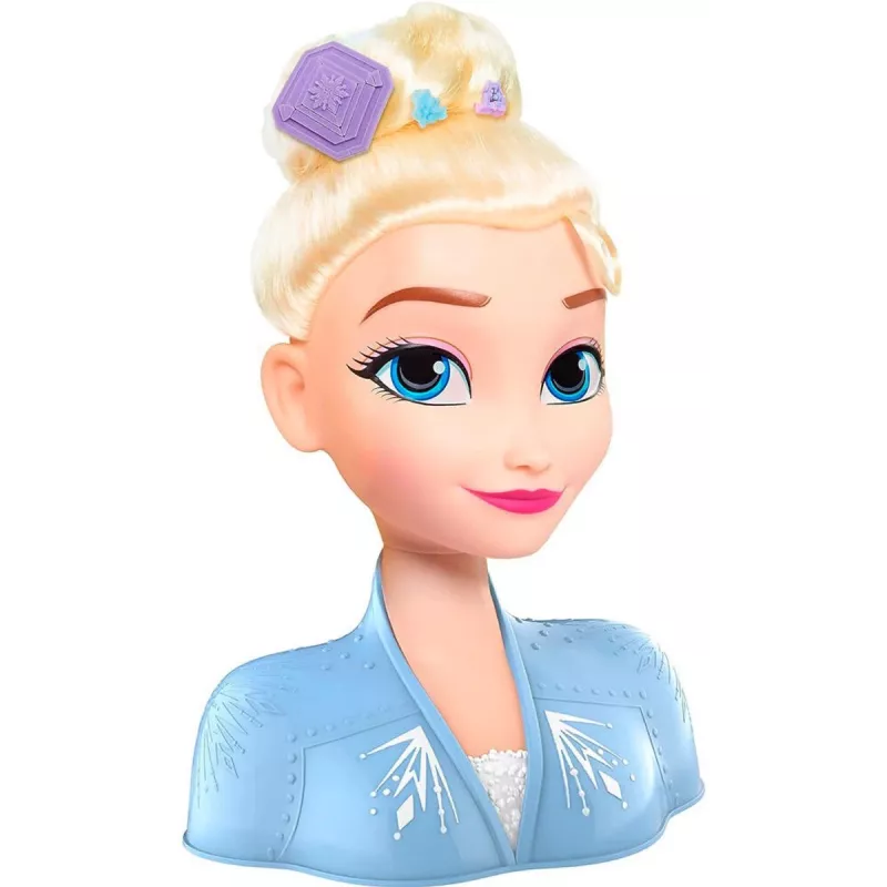 Just Play Disney Frozen 2 makiažo ir šukuosenų lėlės galva, Moteriška, 3 m., 120 mm, Įvairiaspalvė
