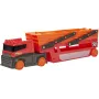 Hot Wheels City Mega Hauler – didžiulis vilkikas su talpa iki 50 automobilių, 1:64 skalė, nuo 3 metų