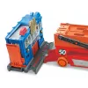 Hot Wheels City Mega Hauler – didžiulis vilkikas su talpa iki 50 automobilių, 1:64 skalė, nuo 3 metų