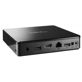 Shuttle XPC nano NS02EV2 Mini PC su Android 8.1, 2 GB RAM, 16 GB eMMC, juodas