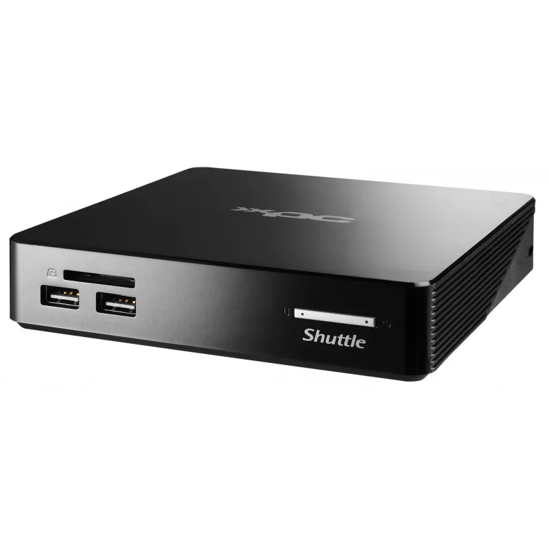 Shuttle XPC nano NS02EV2 Mini PC su Android 8.1, 2 GB RAM, 16 GB eMMC, juodas