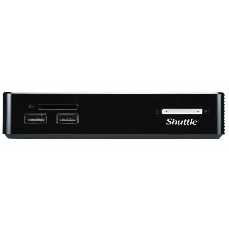 Shuttle XPC nano NS02EV2 Mini PC su Android 8.1, 2 GB RAM, 16 GB eMMC, juodas