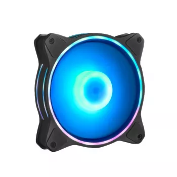 CHIEFTEC ZF-1425RGB 140 mm korpuso ventiliatorius, 600–1600 RPM, hidraulinis guolis, RGB