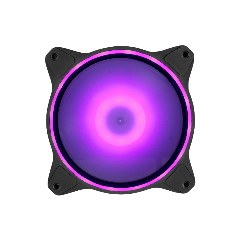 CHIEFTEC ZF-1425RGB 140 mm korpuso ventiliatorius, 600–1600 RPM, hidraulinis guolis, RGB