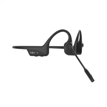 SHOKZ OpenComm2 2025 belaidžiai ausinės su kaulinio garso technologija, USB-C, juodos spalvos