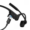 SHOKZ OpenComm2 2025 belaidžiai ausinės su kaulinio garso technologija, USB-C, juodos spalvos