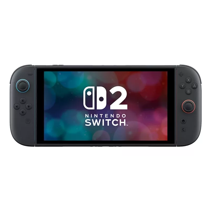 Žaidimų konsolė NINTENDO Switch 2 Juoda — 7,9 colio LCD 1920×1080, 120 Hz, 256 GB, 5220 mAh baterija, Wi‑Fi 6, Bluetooth, HDR10
