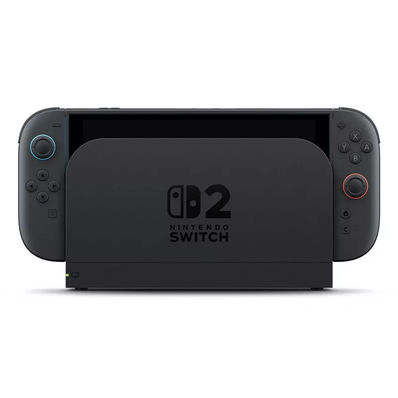 Žaidimų konsolė NINTENDO Switch 2 Juoda — 7,9 colio LCD 1920×1080, 120 Hz, 256 GB, 5220 mAh baterija, Wi‑Fi 6, Bluetooth, HDR10