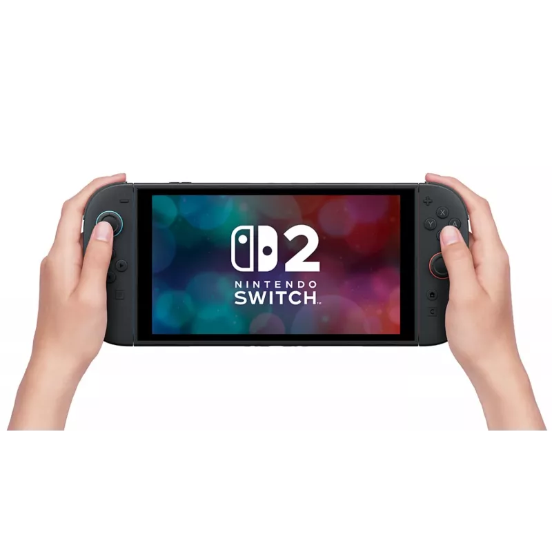 Žaidimų konsolė NINTENDO Switch 2 Juoda — 7,9 colio LCD 1920×1080, 120 Hz, 256 GB, 5220 mAh baterija, Wi‑Fi 6, Bluetooth, HDR10