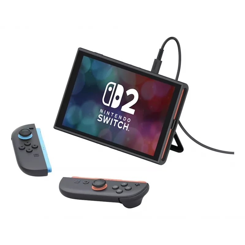 Žaidimų konsolė NINTENDO Switch 2 Juoda — 7,9 colio LCD 1920×1080, 120 Hz, 256 GB, 5220 mAh baterija, Wi‑Fi 6, Bluetooth, HDR10