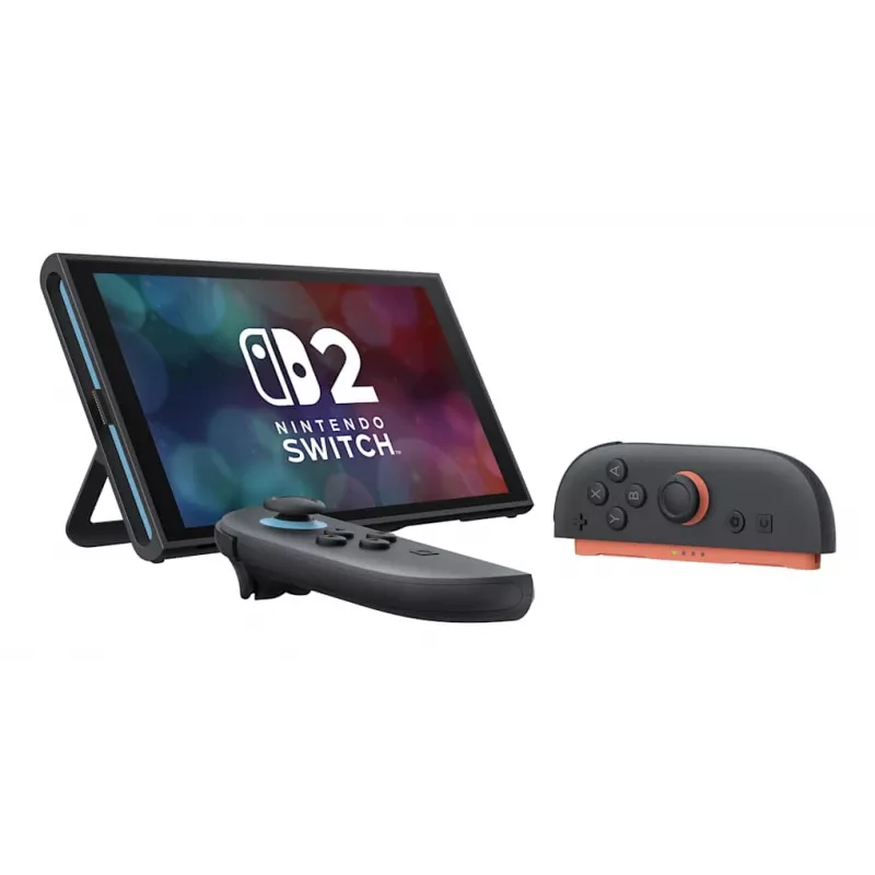 Žaidimų konsolė NINTENDO Switch 2 Juoda — 7,9 colio LCD 1920×1080, 120 Hz, 256 GB, 5220 mAh baterija, Wi‑Fi 6, Bluetooth, HDR10