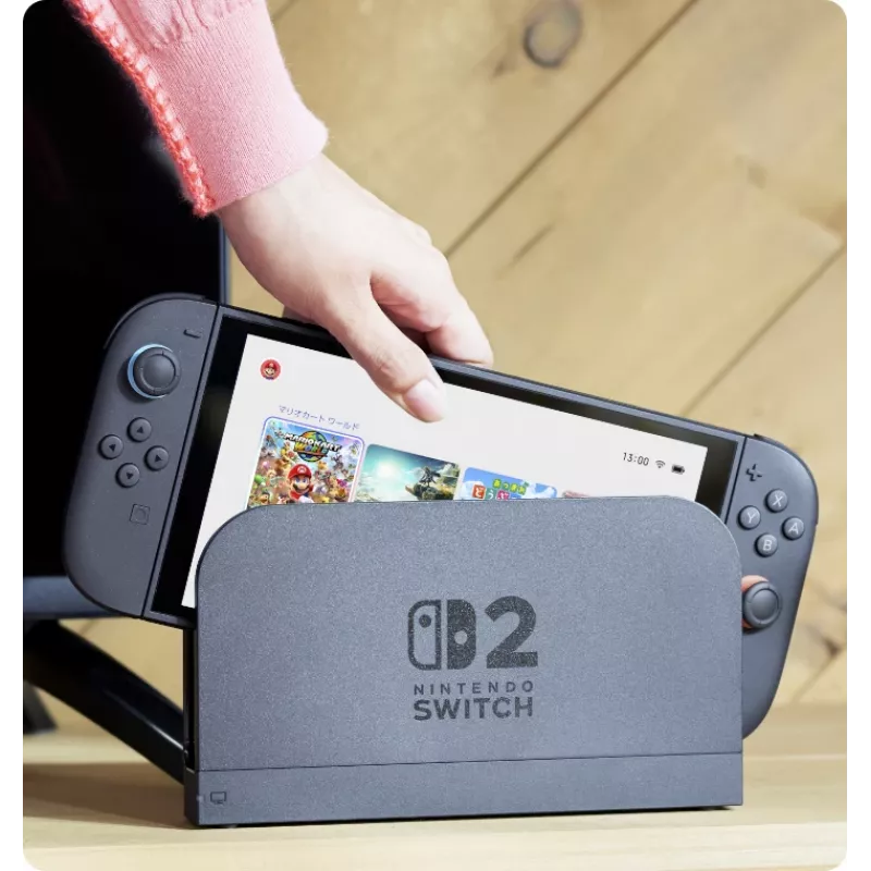 Nintendo Switch 2 + Mario Kart World nešiojama žaidimų konsolė 20,1 cm (7,9 colio) 256 GB liečiamas ekranas Wi-Fi juoda