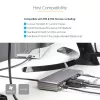 StarTech.com Thunderbolt 3 Dock – doko stotelė nešiojamam kompiuteriui su dviem 4K 60Hz monitoriais, DisplayPort, HDMI ir 1080p VGA, 85W įkrovimas, 2x USB-A, Ethernet, skirta Mac ir Windows