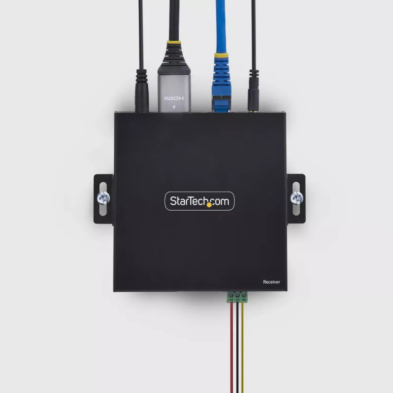 StarTech.com HDMI imtuvas per IP tinklą IH2006 serijai, 4K 60Hz, be tvarkyklių, AVoIP, su tvirtinimo rinkiniu, tik imtuvas