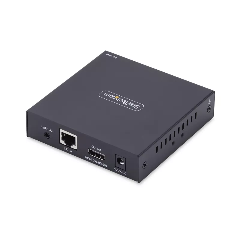 StarTech.com HDMI KVM imtuvas per IP tinklą IH2006 serijai, 4K 60Hz, be tvarkyklių, AVoIP, su montavimo komplektu, tik imtuvas