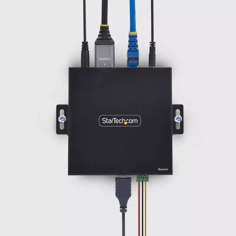 StarTech.com HDMI KVM imtuvas per IP tinklą IH2006 serijai, 4K 60Hz, be tvarkyklių, AVoIP, su montavimo komplektu, tik imtuvas