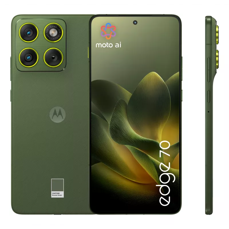 Motorola edge 70 17 cm (6.7 colio) Dual SIM Android 16.0 5G USB Type-C 12 GB 512 GB 4800 mAh Žalia