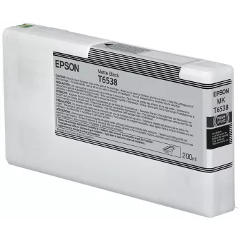 Epson T6538 Matinė juoda rašalo kasetė (200 ml)