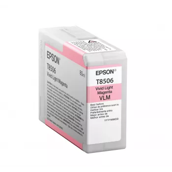 Epson T850600 šviesiai purpurinis kasetė, pigmentinis rašalas, 80 ml, 1 vnt.