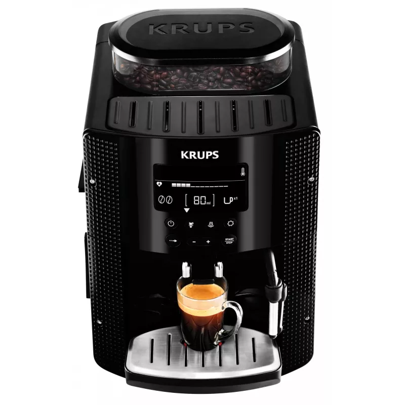 Kavos aparatas Krups EA8150 PISA – pilnai automatinis espreso aparatas su malūnėliu, 1,7 L