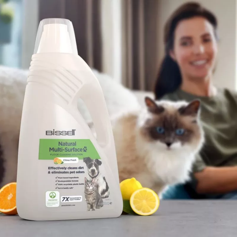 Bissell Natural Multi-surface Pet Floor Cleaning Solution 2L valymo tirpalas