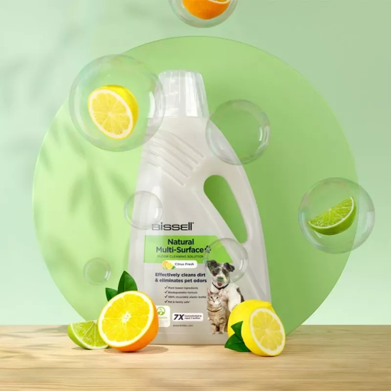 Bissell Natural Multi-surface Pet Floor Cleaning Solution 2L valymo tirpalas