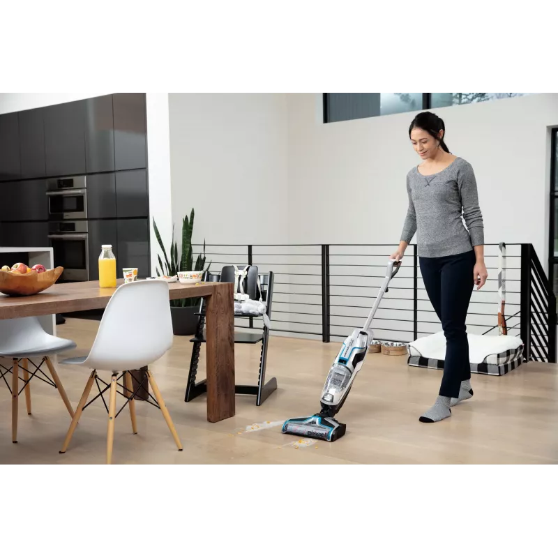 Bissell 2582Q belaidis vertikalus siurblys su šlapiu ir sausu valymu 250 W juodas, mėlynas, sidabrinis
