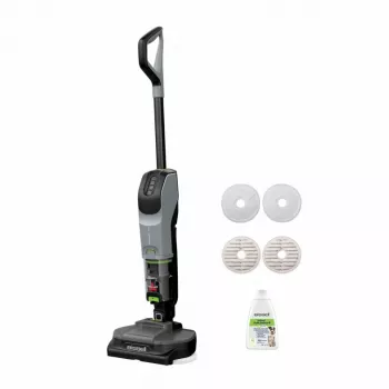 Bissell SpinWave + Vac Pet Pro belaidis dulkių siurblys šlapiai ir sausai valyti, cikloninis, su maišeliu, 0,4 l, juodas/pilkas
