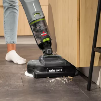 Bissell SpinWave + Vac Pet Pro belaidis dulkių siurblys šlapiai ir sausai valyti, cikloninis, su maišeliu, 0,4 l, juodas/pilkas
