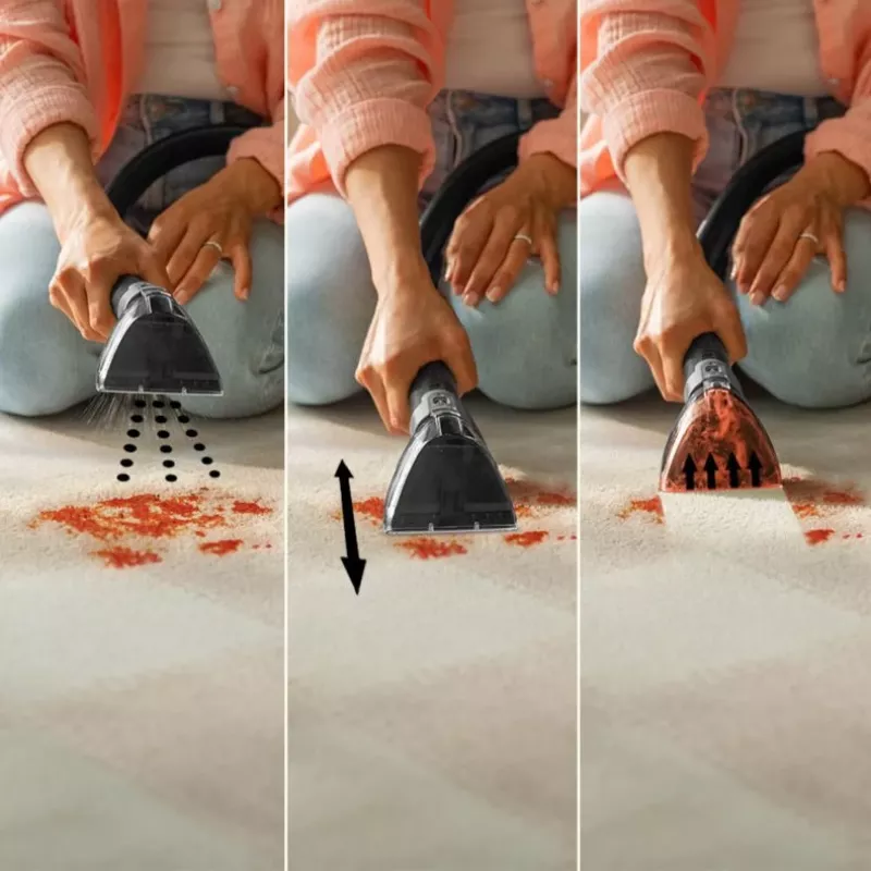 Bissell SpotClean C9 Pro nešiojamas kilimų valymo aparatas, juodas
