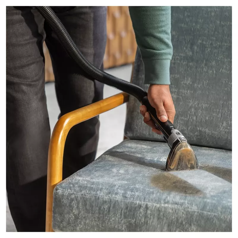 Bissell PowerWash HydroSteam kilimų valymo mašina, vaikščiojamoji, juoda, mėlyna, titano