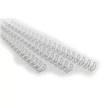 GBC Binding Wires MultiBind 6mm, sidabriniai, 130 lapų, A4, 172 mm, 81 mm, 100 vnt.