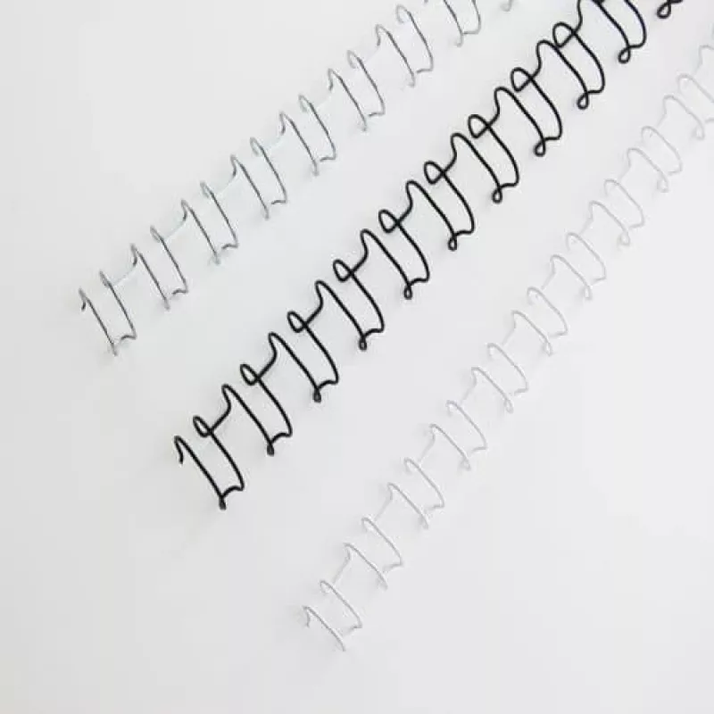 GBC įrišimo vielos MultiBind 8mm, sidabrinės, 130 lapų, A4, 187 mm, 88 mm, 100 vnt.