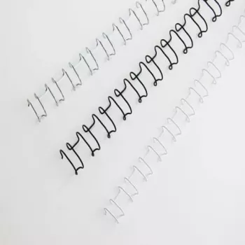 GBC Binding Wires MultiBind 12mm, juodi, 130 lapų, A4, 284 mm, 126 mm, 100 vnt.