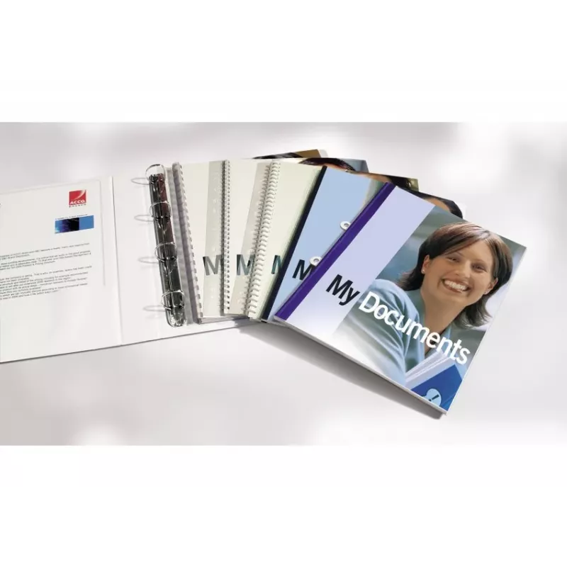 GBC Filestrip CombBind skaidrios juostelės, PP, A4, 245 g, 100 vnt.