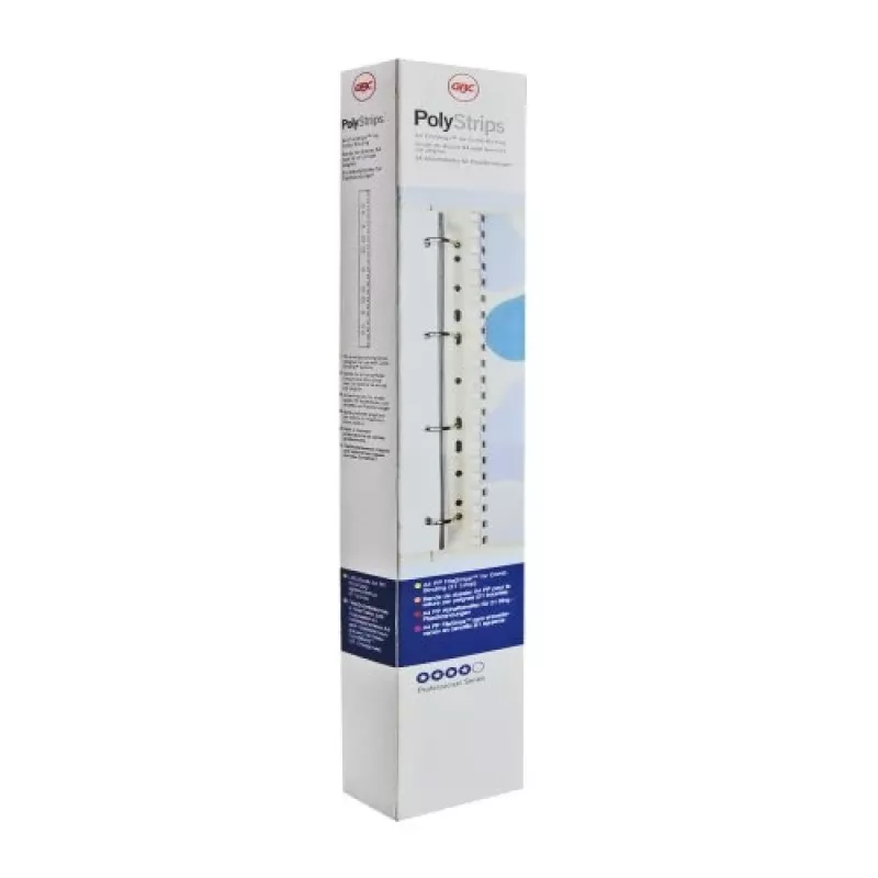 GBC Filestrip CombBind skaidrios juostelės, PP, A4, 245 g, 100 vnt.