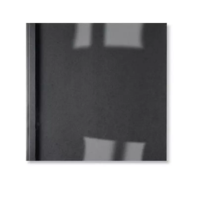 GBC LinenWeave terminiai viršeliai 3 mm juodi (100 vnt.), A4, PVC, juoda, 30 lapų, 3 mm, 108 mm