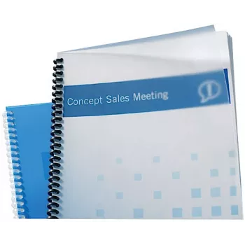 GBC Binding Cover Poly Clear View A4 300 Micron Matinis, A4, PVC, permatomas, 0,3 mm, 100 vnt.