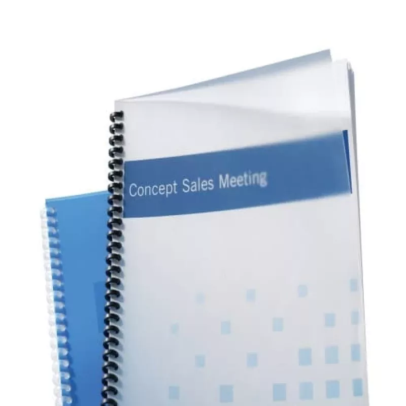 GBC Binding Cover Poly Clear View A4 300 Micron Matinis, A4, PVC, permatomas, 0,3 mm, 100 vnt.