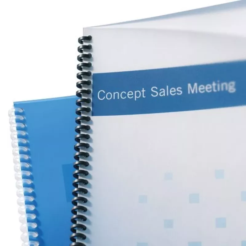 GBC Binding Cover Poly Clear View A4 300 Micron Matinis, A4, PVC, permatomas, 0,3 mm, 100 vnt.