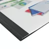 GBC LeatherGrain terminiai viršeliai 3mm karališkai mėlyni (100 vnt.)