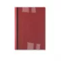 GBC LeatherGrain terminiai viršeliai 1,5 mm raudoni (100 vnt.), A4, PVC, raudoni, permatomi, matiniai, 15 lapų, 1,5 mm