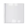 GBC LeatherGrain termoįrišimo viršeliai 1,5 mm balti (100 vnt.), A4, PVC, permatomi, balti, matiniai, 15 lapų, 1,5 mm