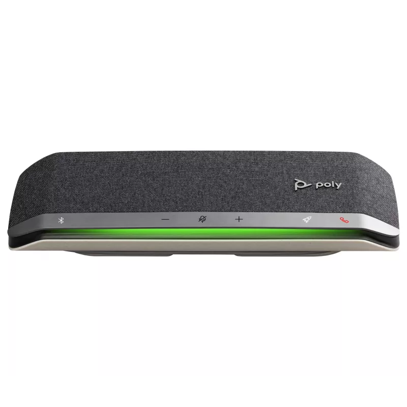 HP Poly Sync 40 garsiakalbio mikrofonas USB-A USB-C, sidabrinis, 30 h