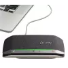 HP Poly Sync 20 USB-A garsiakalbis su mikrofonu, PC, sidabrinis, 0,715 m, IP64, Windows 10, Windows 11, MacOS