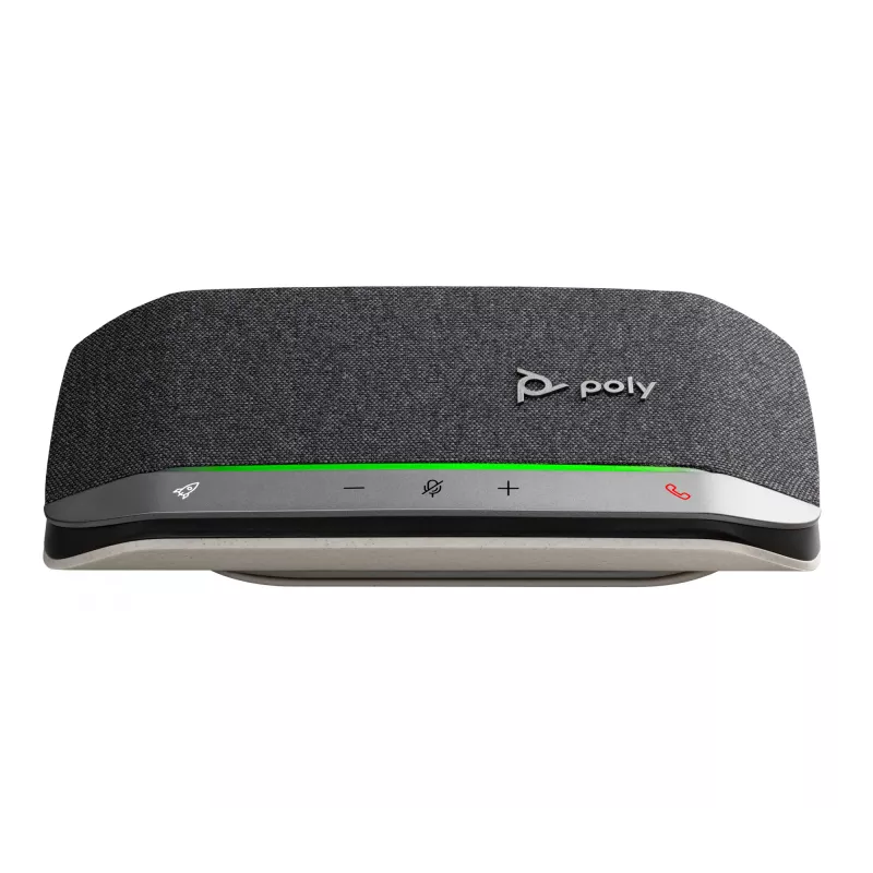 HP Poly Sync 20 USB-A garsiakalbis su mikrofonu, PC, sidabrinis, 0,715 m, IP64, Windows 10, Windows 11, MacOS