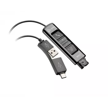 Poly DA85 USB į QD juodas adapteris TAA