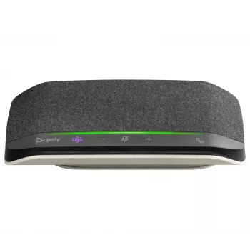 HP Poly Sync 10 garsiakalbis su mikrofonu, sertifikuotas Microsoft Teams, sidabrinis